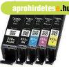 Canon CLI-551 Bk, C, M, Y + PGI-550Bk utngyrtott tintapatr