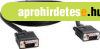 MicroConnect SVGA HD15 5m M-M fekete dupla �rny�kol�s , MONG