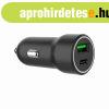 Gembird 2-Port USB Car Fast Charger Black
