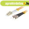 Lanberg MM ST/UPC-LC/UPC duplex 10m Orange