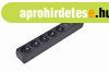 Gembird SPG5-C-10 T�lfesz�lts�gv�d� Kapcsol�val 5DIN 3m Blac