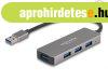 DeLock 4-portos USB3.2 HUB Silver