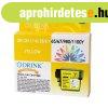 Brother CB11/LC980/LC985/LC1100XL tintapatron yellow ORINK