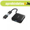 Hama 4 Ports USB 3.2 USB Hub Black + USB Type-C Adapter