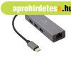 Gembird USB-C Gigabit network adapter with 3-port USB 3.1 hu
