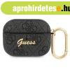 Guess Apple AirPods Pro szilikon tok fekete (GUAP4GSMK)