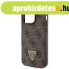 Guess Apple iPhone 15 Pro (6.1) PU 4G Strass Triangle Metal 