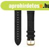 �rasz�j Garmin 20 mm fekete b�r, 24K arany PVD csat (Quick R