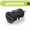 Hama Mini Car Dual Charger Black