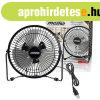 Asztali USB ventiltor, fekete - 15cm