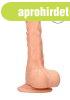 RealRock Dong 7 - �leth�, her�s dild� (17cm) - nat�r