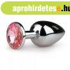Easytoys Metal No.1 - pink k�ves k�p an�l plug - ez�st (2,7c