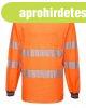 T185 - PW3 Hi-Vis hossz� ujj� p�l� - narancs / tenger�szk�k