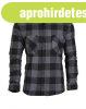 BLACK/GREY FLANNEL SHIRT LIGHT - kock�s ing, fav�g� ing, ny�