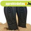 Flip-flop papucs - p�niszes mint�val - fekete