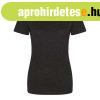 JT001F tri-blend N�i r�vid ujj� p�l� Just Ts, Heather Black-