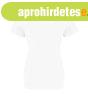 JT100F r�vid ujj� N�i kereknyak� p�l� Just Ts, White-2XL