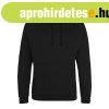 Just Hoods Uniszex laza szab�s� kapucnis pul�ver AWJH001, Bl