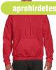 Pr�mium kapucnis pul�ver, Gildan GI12500, Red-M