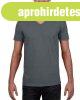V-nyak� r�vid ujj� pamut p�l�, Gildan GI64V00, Charcoal-2XL