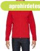 Hammer uniszex softshell dzseki, Gildan GISS800, Red-4XL