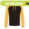 Just Hoods Uniszex ragl�nos k�tsz�n� kapucnis pul�ver AWJH00
