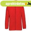 Uniszex rejtett kapucnis sz�ldzseki, Kariban KA616, Red-3XL