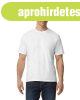 Gildan GI3000 k�rk�t�tt r�vid ujj� f�rfi pamut p�l�, White-3