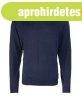 PR694 V-nyak� finom k�t�s� f�rfi pul�ver Premier, Navy-4XL