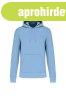 F�rfi organikus kapucnis pul�ver, Kariban KA4027, Sky Blue-L