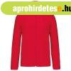 Uniszex cipz�ras mikropol�r pul�ver, Kariban KA9102, Red-3XL