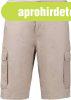 F�rfi pamut bermuda sok zsebbel, Kariban KA755, Beige-52