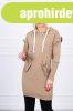 Szabadid� ruha d�szfodrokkal �s kapucnival modell 9322 camel