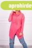 Oversize ruha csomagolt st�lusban modell 0017 neon r�zsasz�n