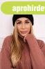 N�i sapka bojtokkal Ilona K218 fekete+sz�rke