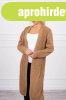 Kardig�n k�t�tt szvetter modell 2019-2 camel sz�n
