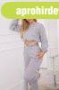 Szigetelt crop-top tr�ningruha szett 69416 sz�rke