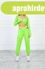 Atl�taruha szett 9340 neonz�ld modell crop-top bl�zzal