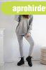 3 r�szes pul�ver + fels� + leggings szett 9446 sz�rke modell