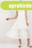 Midi fodros ruha csipke modell 24637 feh�r
