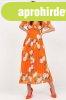 Red�s mint�s midi ruha modell 72267 narancs