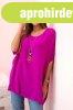Oversize bl�z med�llal IT-31 modell lila