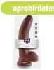  9" Cock with Balls  Brown 