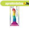  Colours Pride Edition 6 inch Wave Dildo Rainbow 