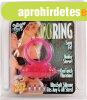  Vibrating Cockring Silicone Pink 