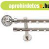 Landhouse 19mm bels� cs�sz�s� dupla f�m karnis inox Moon v�g