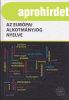 AZ EUR�PAI ALKOTM�NYJOG NYELVE