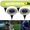 4 db napelemes, lesz�rhat� LED-es kerti l�mpa