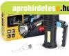 USB �jrat�lthet� led k�zi zsebl�mpa 3w + 10 + Cob 3000 lumen