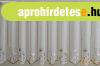 (3 m�ret) H�mzett vitrage f�gg�ny-Caffe latte -45 cm